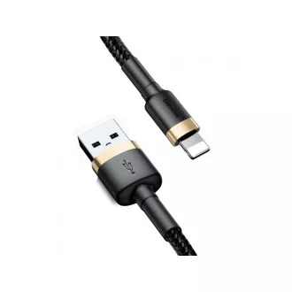 Baseus Cafule Polnilni/podatkovni kabel USB za Lightning 2, 4A, 3 m, zlatorumen