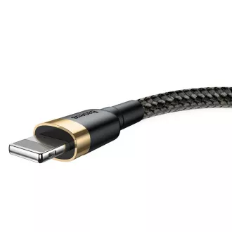 Baseus Cafule Polnilni/podatkovni kabel USB za Lightning 2, 4A, 3 m, zlatorumen