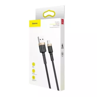 Baseus Cafule Polnilni/podatkovni kabel USB za Lightning 2, 4A, 3 m, zlatorumen