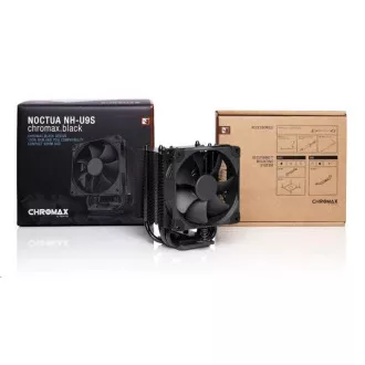 NOCTUA CPU hladilnik NH-U9S CH.BK, 1x 92mm, LGA1851, AM5, črn