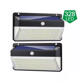Viking zunanja solarna LED luč M328 s senzorjem gibanja, komplet 2 Viking zunanja solarna LED luč M328 s senzorjem gibanja, komplet 2
