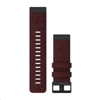 Garminov pasek za fenix6X – QuickFit 26, najlon, rdeč, črna sponka Garminov pasek za fenix6X – QuickFit 26, najlon, rdeč, črna sponka