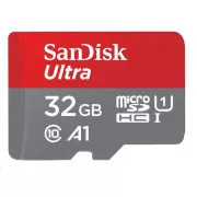 Kartica SanDisk MicroSDHC 32 GB Ultra (120 MB/s, A1 razred 10 UHS-I, pakiranje za Android - tablični računalnik, aplikacija Memory Zone)   adapter