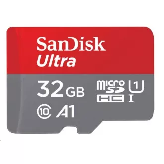Kartica SanDisk MicroSDHC 32 GB Ultra (120 MB/s, A1 razred 10 UHS-I, pakiranje za Android - tablični računalnik, aplikacija Memory Zone)   adapter