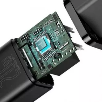 Baseus Super SI komplet adapterja USB-C 20W in kabla USB-C z Lightning 1 m, črn Baseus Super SI komplet adapterja USB-C 20W in kabla USB-C z Lightning 1 m, črn