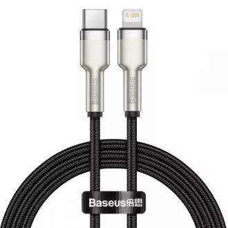 Baseus Cafule Series USB-C z Lightning PD 20W 1m polnilni/podatkovni kabel, črn