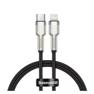 Baseus Cafule Series USB-C z Lightning PD 20W 2m polnilni/podatkovni kabel, črn