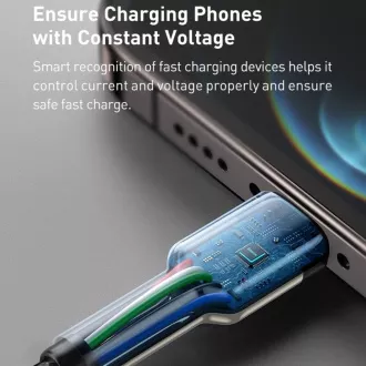 Baseus Cafule Series USB-C z Lightning PD 20W 2m polnilni/podatkovni kabel, črn