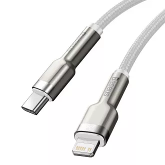 Baseus Cafule Series USB-C z Lightning PD 20W 2m polnilni/podatkovni kabel, bel