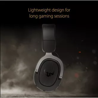 ASUS slušalke TUF Gaming H3 Gun Metal, Gaming slušalke, črno-sive