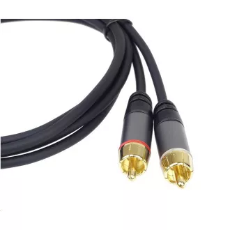 PREMIUMCORD kabel, Jack 3,5 mm-2xCINCH M/M 5 m
