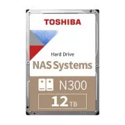 TOSHIBA HDD N300 NAS 12TB, SATA III, 7200 vrtljajev na minuto, 256 MB predpomnilnika, 3, 5