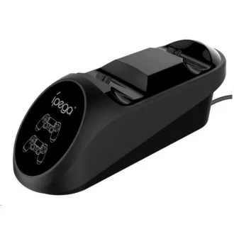 iPega PG-9180 Dvojna polnilna priklopna postaja za PS4 gamepade, črna