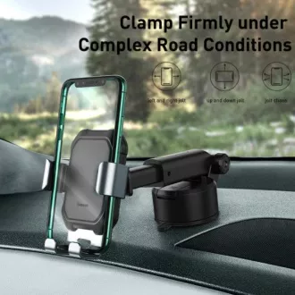 Baseus Tank Gravity Car Holder (armaturna plošča), črn