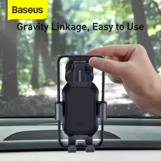 Baseus Tank Gravity Car Holder (armaturna plošča), črn