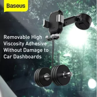 Baseus Tank Gravity Car Holder (armaturna plošča), črn