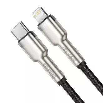 Baseus Cafule Series Polnilni/podatkovni kabel USB-C z Lightning PD 20W 0,25 m, črn