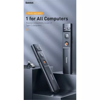 Baseus Brezžični laserski kazalnik Orange dot, siv