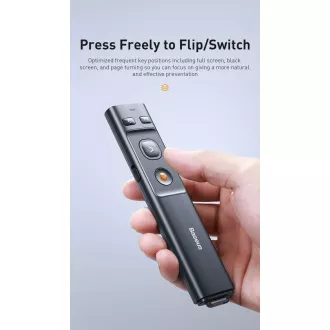 Baseus Brezžični laserski kazalnik Orange dot, siv