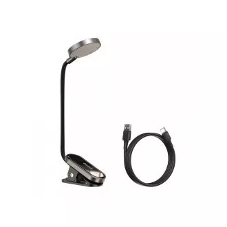 Baseus LED svetilka za branje s sponko, siva Baseus LED svetilka za branje s sponko, siva