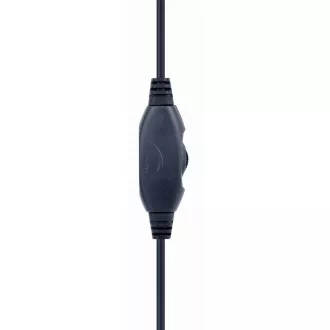 GEMBIRD slušalke z mikrofonom GHS-05-B, igralne, črno-modre, 1x 4-polni 3,5 mm priključek