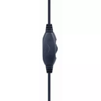 GEMBIRD slušalke z mikrofonom GHS-05-O, igralne, črno-oranžne, 1x 4-polni 3,5 mm priključek