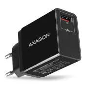 AXAGON ACU-QC19, omrežni polnilnik QC 19 W, 1x vrata USB-A, QC3.0/AFC/FCP/SMART, črna