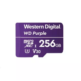 Kartica WD MicroSDXC 256 GB vijolične barve WDD256G1P0C razred 10 (R:100/W:60 MB/s) Kartica WD MicroSDXC 256 GB vijolične barve WDD256G1P0C razred 10 (R:100/W:60 MB/s)