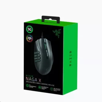RAZER miška NAGA X, Ergonomska MMO igralna miška RAZER miška NAGA X, Ergonomska MMO igralna miška