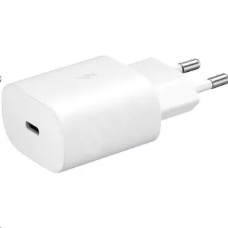 Samsung potovalni polnilnik EP-TA800NWE, hitro polnjenje 25 W, USB-C, bel