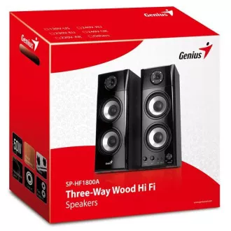 GENIUS zvočniki SP-HF 1800A v2, 50 W, 2.0, črni