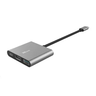 Adapter TRUST DALYX, 3-v-1, USB-C Adapter TRUST DALYX, 3-v-1, USB-C