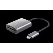 TRUST Bralnik pomnilniških kartic DALYX Fast, zunanji, USB-C, 8 cm