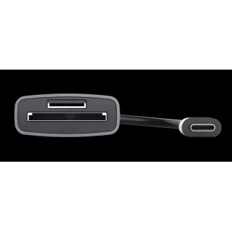 TRUST Bralnik pomnilniških kartic DALYX Fast, zunanji, USB-C, 8 cm