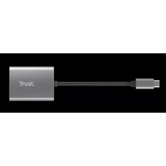 TRUST Bralnik pomnilniških kartic DALYX Fast, zunanji, USB-C, 8 cm