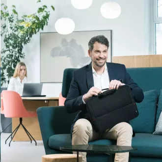 DICOTA Eco Slim Case Plus BASE 13-15.6, črna