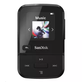 SanDisk Clip Sport Go MP3 predvajalnik 32 GB, črn