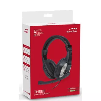 SPEED LINK slušalke SL-870020-BK THEBE Stereo slušalke, črne SPEED LINK slušalke SL-870020-BK THEBE Stereo slušalke, črne