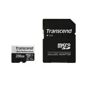 TRANSCEND MicroSDXC kartica 256GB 340S, UHS-I U3 A2 Ultra Performace 160/125 MB/s