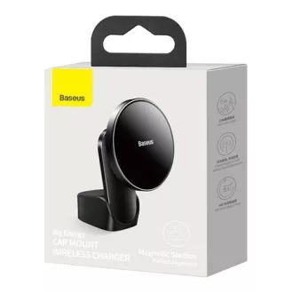 Baseus Big Energy Holder z brezžičnim polnjenjem 15 W črn (združljiv z Apple iPhone 12 Series) Baseus Big Energy Holder z brezžičnim polnjenjem 15 W črn (združljiv z Apple iPhone 12 Series)