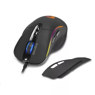 SPEED LINK SICANOS RGB gaming miška, USB, črna