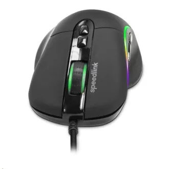 SPEED LINK SICANOS RGB gaming miška, USB, črna