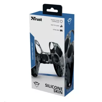 TRUST GXT 748 Silikonski ovitek za kontroler PS5, črna kamuflaža