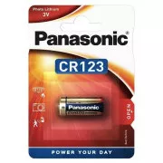PANASONIC Litijeve - FOTO baterije CR-123AL/1BP 3V (blister - 1 kos)