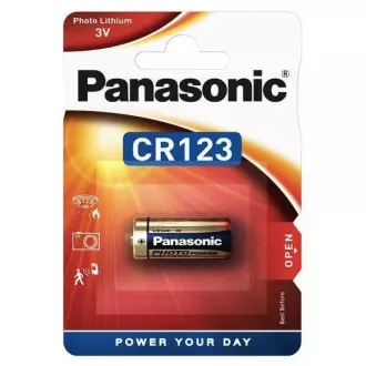 PANASONIC Litijeve - FOTO baterije CR-123AL/1BP 3V (blister - 1 kos)