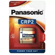 PANASONIC Litijeve - FOTO baterije CR-P2L/1BP 6V (blister - 1 kos)