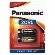 PANASONIC Litijeve - FOTO baterije 2CR-5L/1BP 6V (blister - 1 kos)
