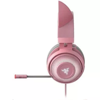 RAZER slušalke Kraken Kitty, slušalke USB, Chroma, Quartz / Pink
