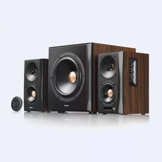 Zvočniki EDIFIER S360DB, 155W, rjavi