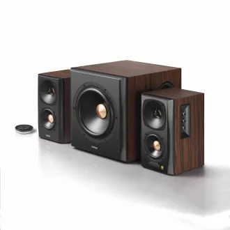 Zvočniki EDIFIER S360DB, 155W, rjavi